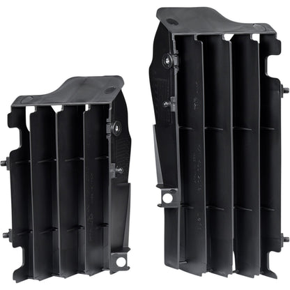 UFO Plastics Radiator Louvers - Black - KXF450 [MPN: AC02470]_1048503