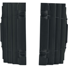UFO Plastics Radiator Louvers - Black for KTM [MPN: AC02464]_1048506