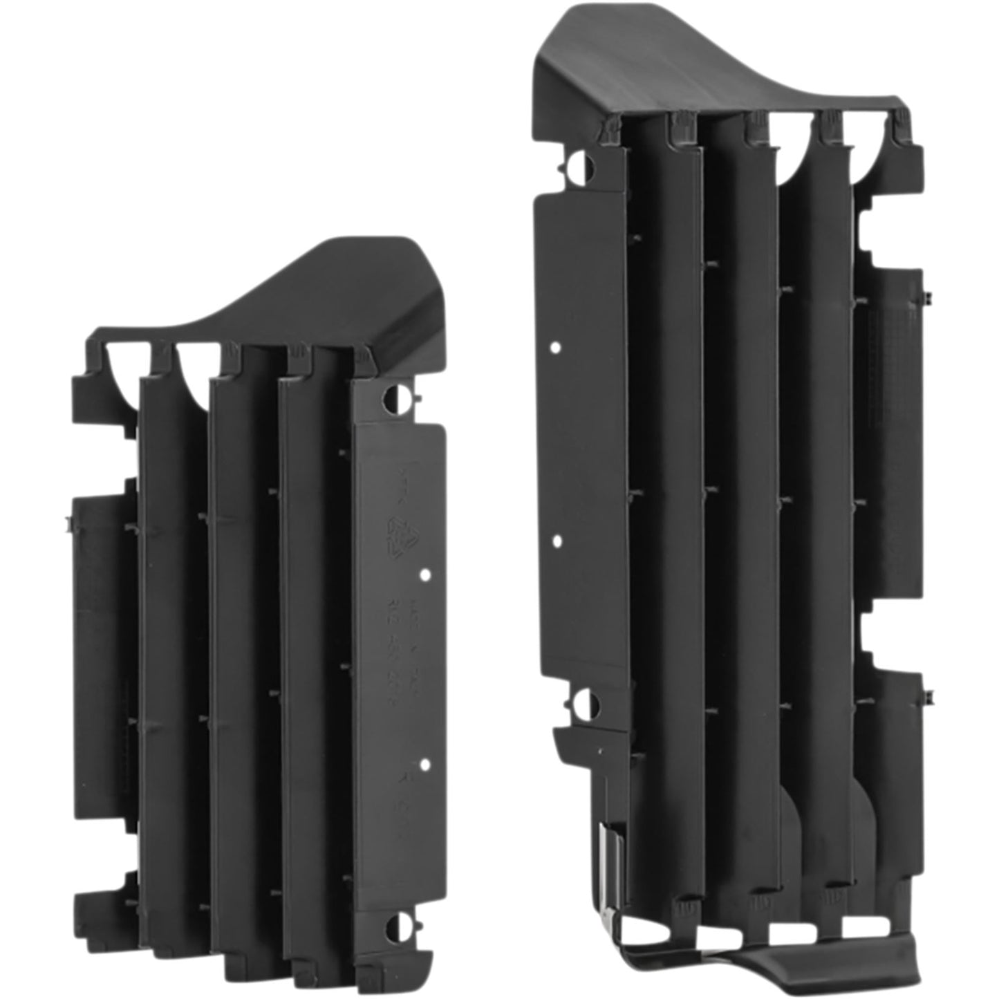UFO Plastics Radiator Louvers - Black - RMZ250 [MPN: AC02460]_1048512