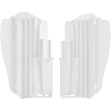 UFO Plastics Radiator Louvers - White - YZF [MPN: AC02457]_1048516