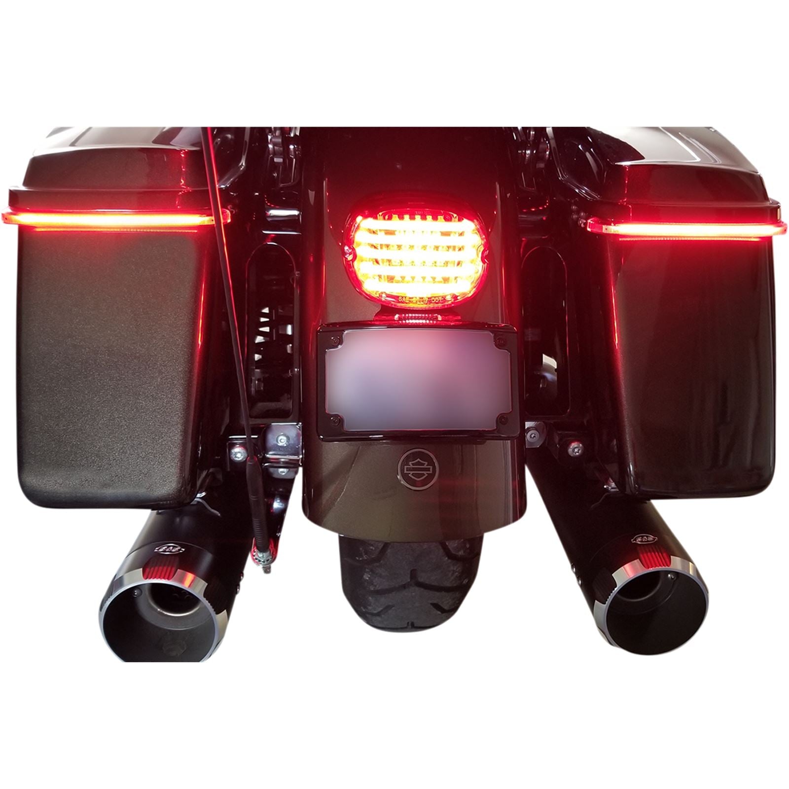 Custom Dynamics Taillight - Red for Harley Davidson PB-TL-LPBW-R_1048563
