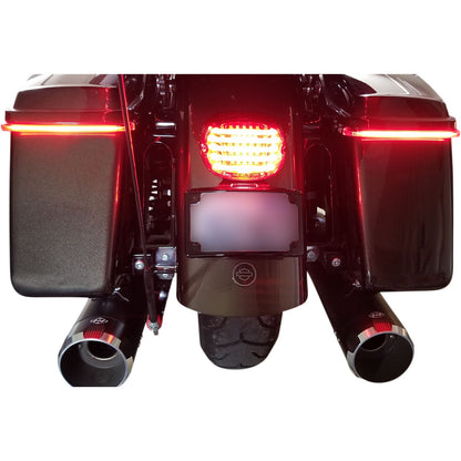 Custom Dynamics Taillight - Red for Harley Davidson PB-TL-LPBW-R_1048563
