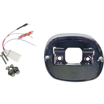 Custom Dynamics Taillight Baseplate - Chrome for Harley-Davidson TL-BASE99-C_1048523