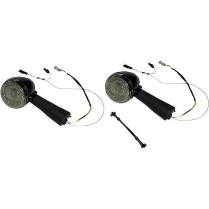 Custom Dynamics Rear LED Turn Signal Ringz - Smoke - Scout PB-SCOUT-RR-BS_1048531