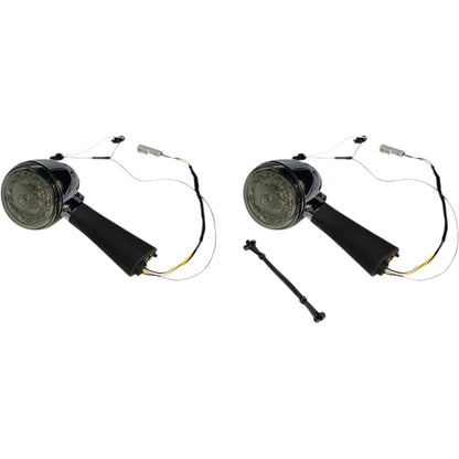 Custom Dynamics Rear LED Tun Signal Ringz - Smoke - Scout PB-SCOUT-RR-CS_1048533