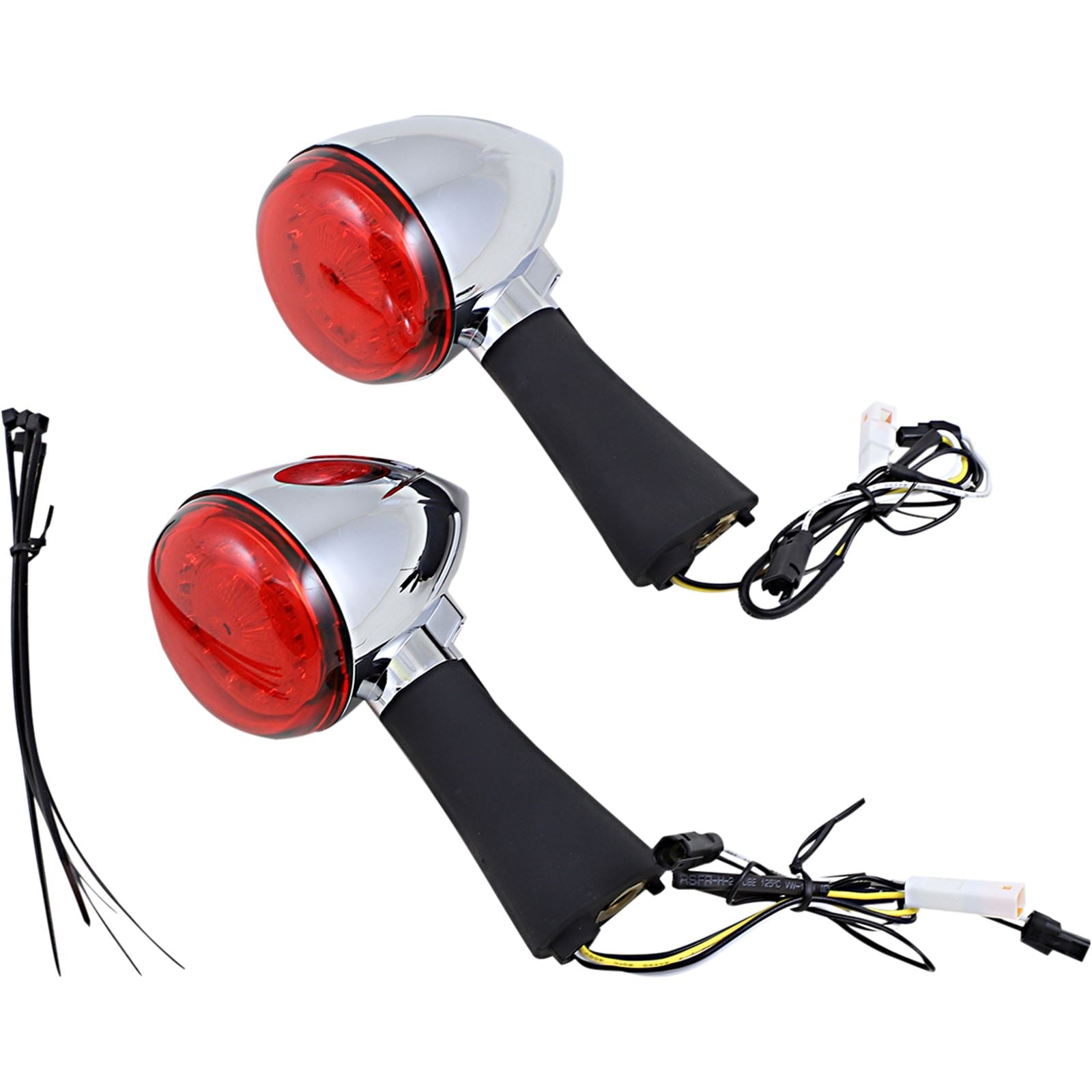 Custom Dynamics Rear LED Turn Signal Ringz - Chrome - Scout PB-SCOUT-RR-CR_1048535
