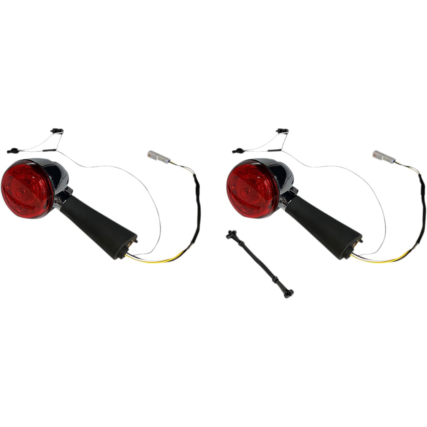 Custom Dynamics Rear LED Turn Signal Ringz - Chrome - Scout PB-SCOUT-RR-CR_1048536