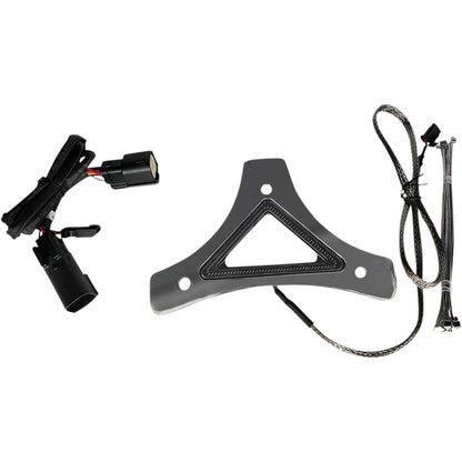 Custom Dynamics LED Backrest Light - Run/Brake - Chrome CD-BR-BCM-C_1048609