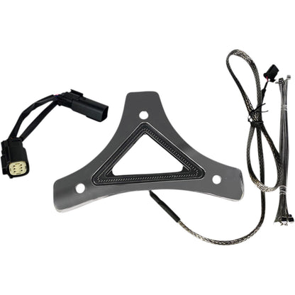 Custom Dynamics LED Backrest Light - Run/Brake - Chrome CD-BR-SS6-C_1048615