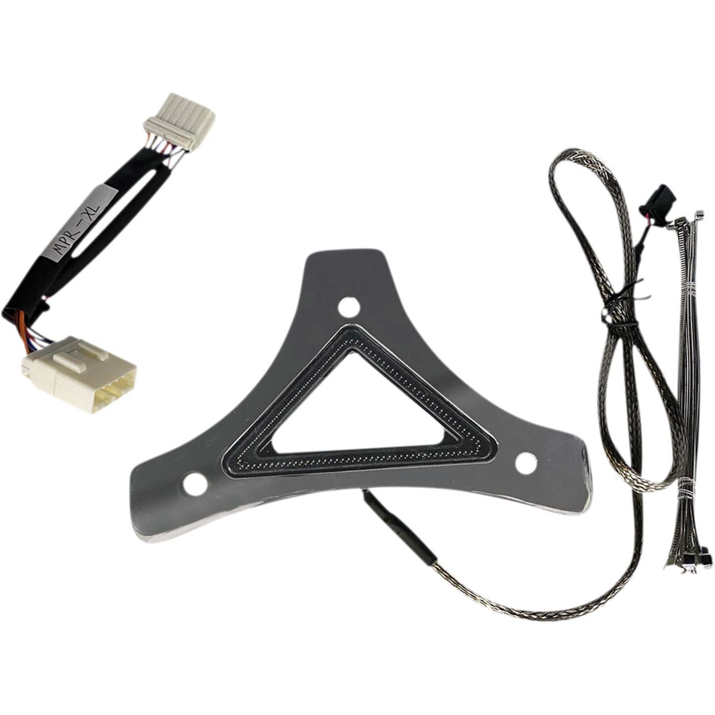 Custom Dynamics LED Backrest Light - Run/Brake - Chrome CD-BR-XL-C_1048595