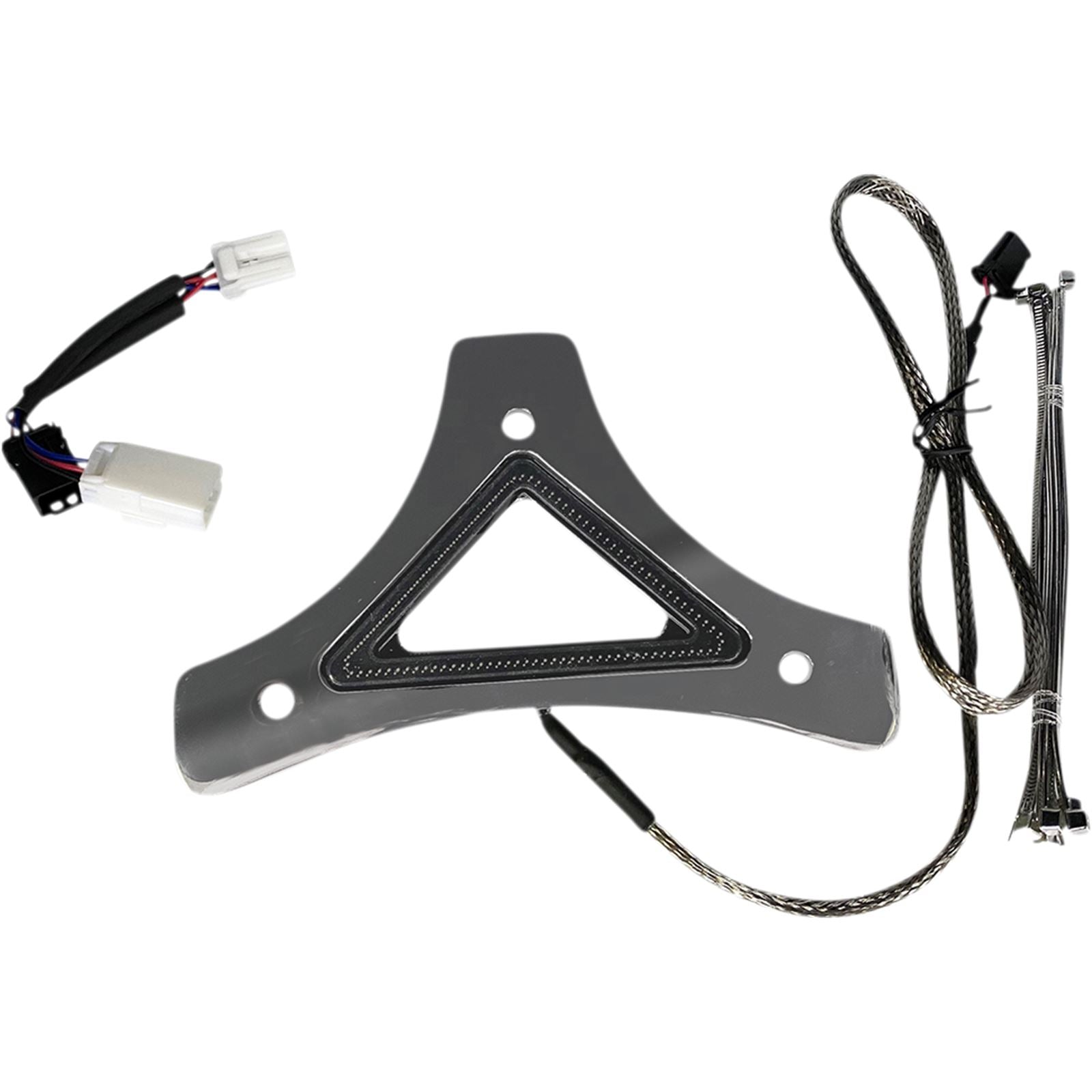 Custom Dynamics LED Backrest Light - Run/Brake - Chrome CD-BR-BCMXL-C_1048594