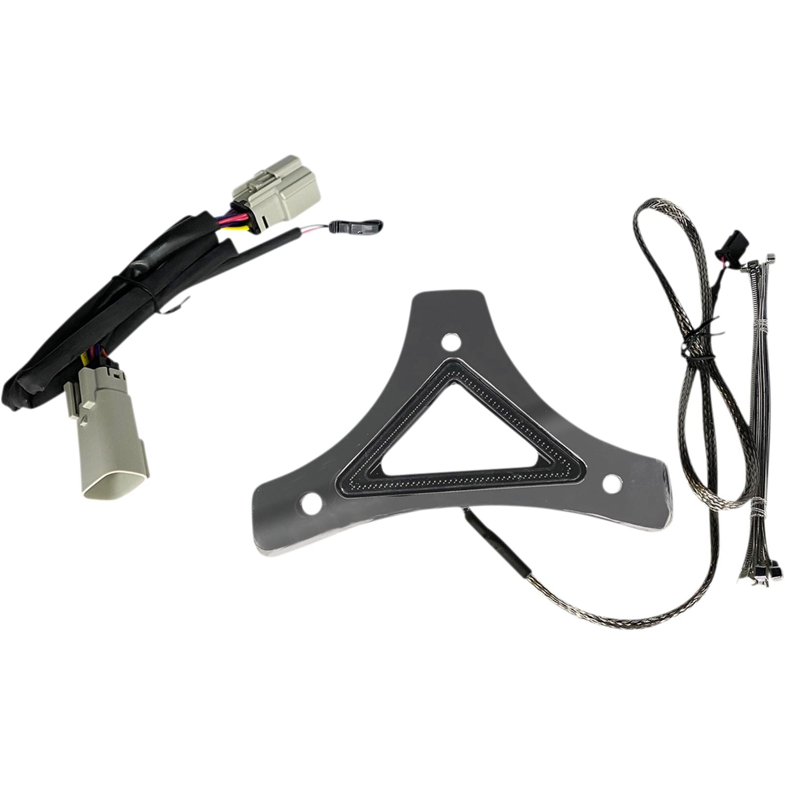 Custom Dynamics LED Backrest Light - Run/Brake - Chrome CD-BR-TKE-C_1048571