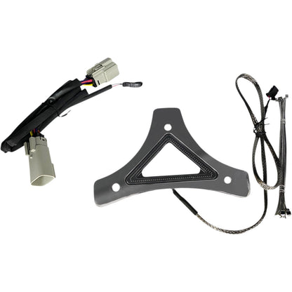 Custom Dynamics LED Backrest Light - Run/Brake - Chrome CD-BR-TKE-C_1048571