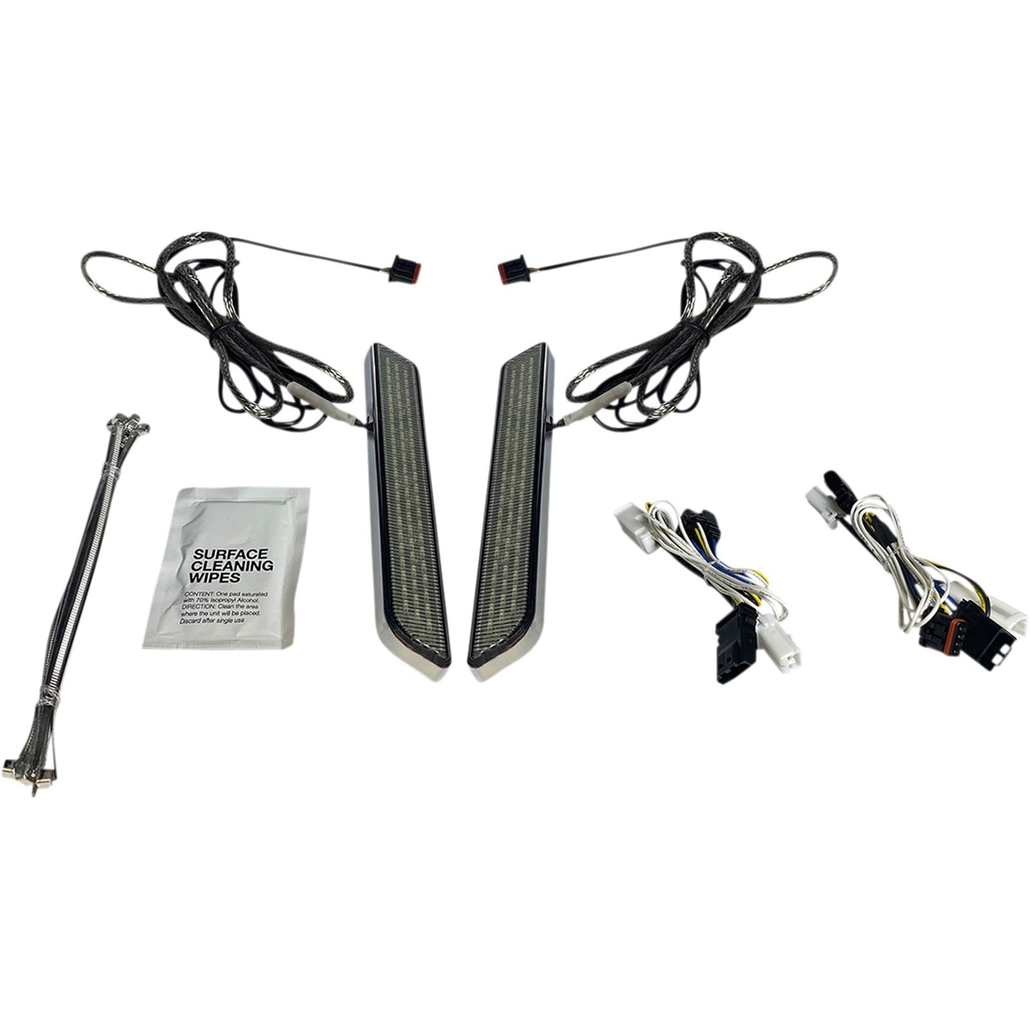 Custom Dynamics LED Fork Light - Smoke - Chrome CD-FORK-BCM-SC_1048650