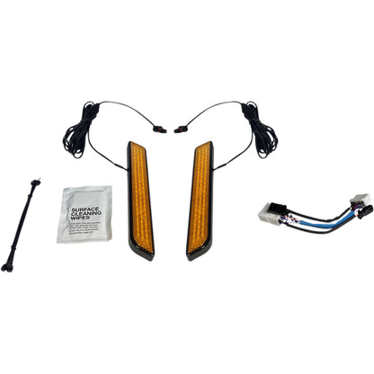 Custom Dynamics LED Fork Light - Amber - Black CD-FORK-HD-AB_1048651