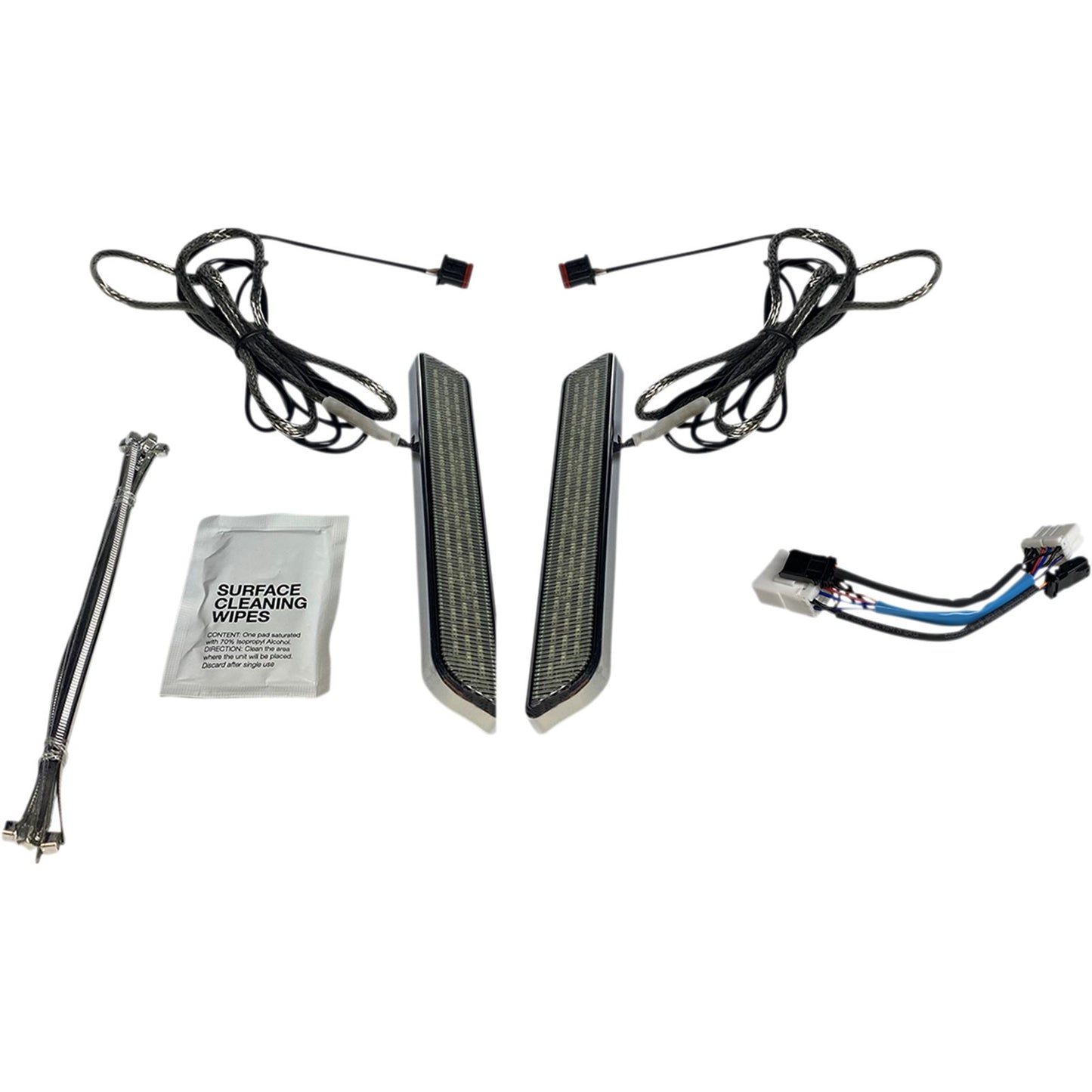 Custom Dynamics LED Fork Light - Smoke - Chrome CD-FORK-HD-SC_1048654