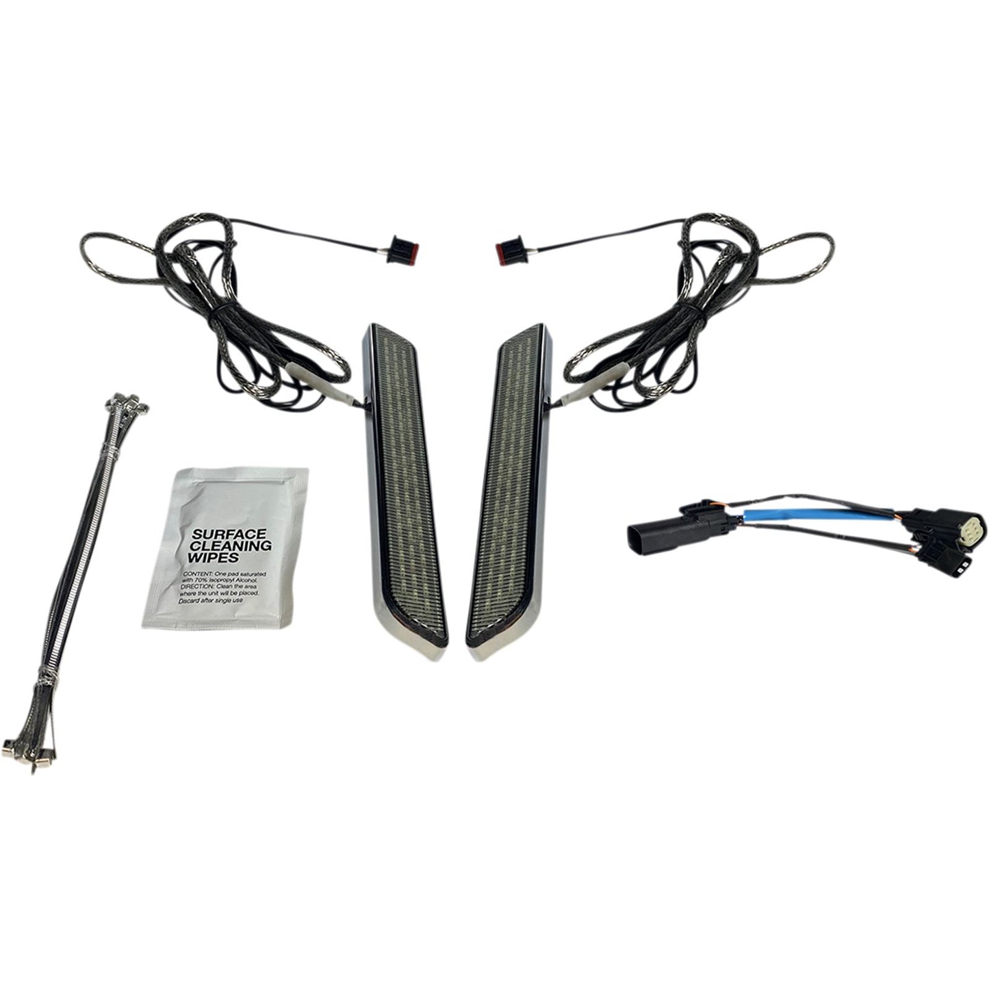 Custom Dynamics LED Fork Light - Smoke - Chrome CD-FORK-SS6-SC_1048658