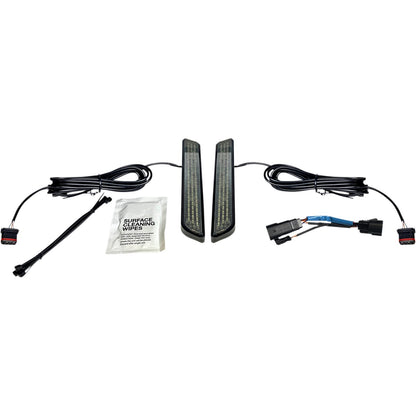 Custom Dynamics LED Fork Light - Smoke - Black CD-FORK-SS8-SB_1048661