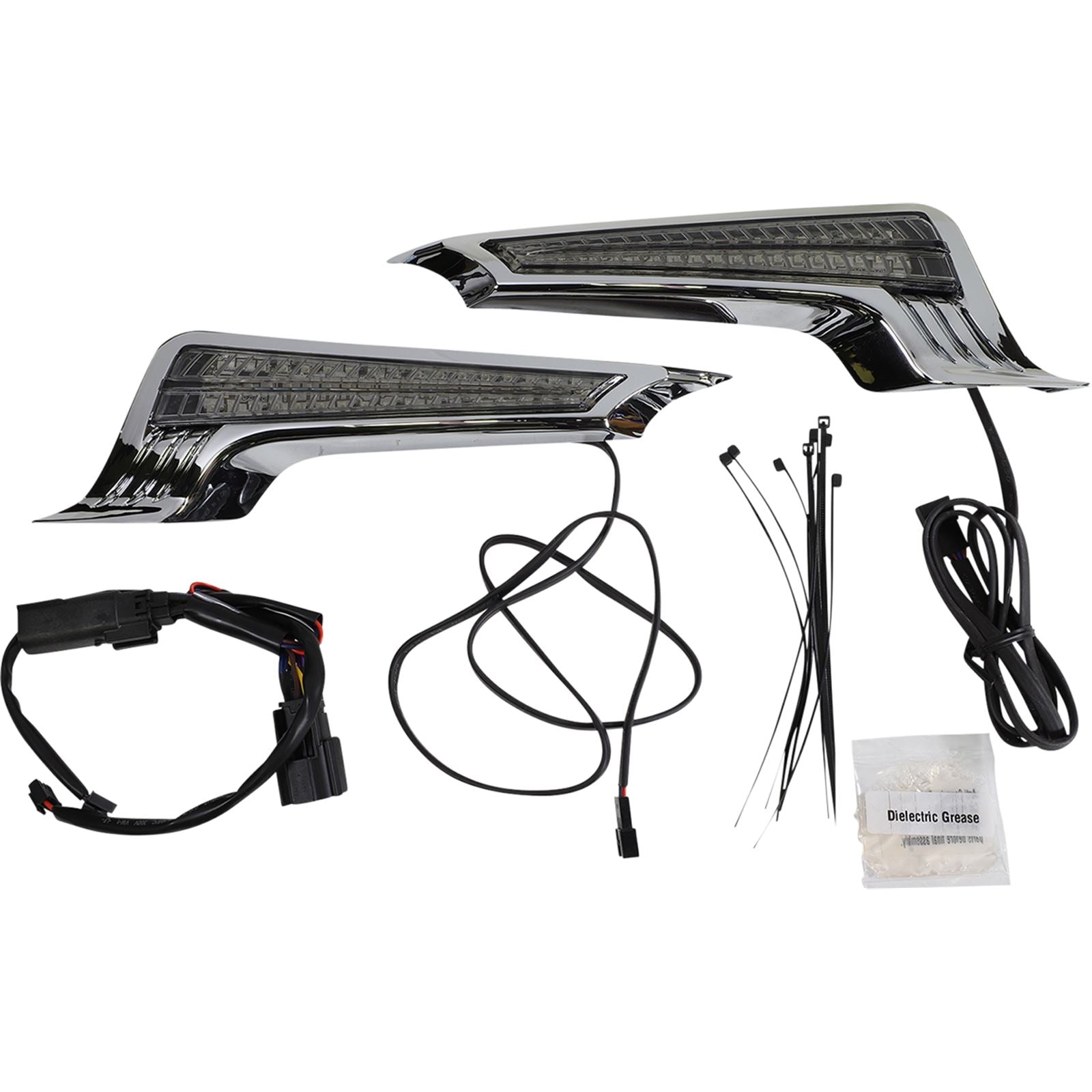 Ciro Filler Panel LED Lights - Chrome/Red [MPN: 40045]_1048667