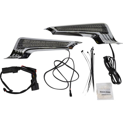 Ciro Filler Panel LED Lights - Chrome/Red [MPN: 40045]_1048667