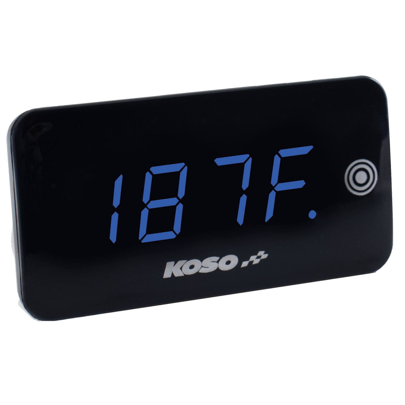 Koso Digital Super Slim Touch Screen - Volt & Temp Meter - Blue Digits BA068040_859787