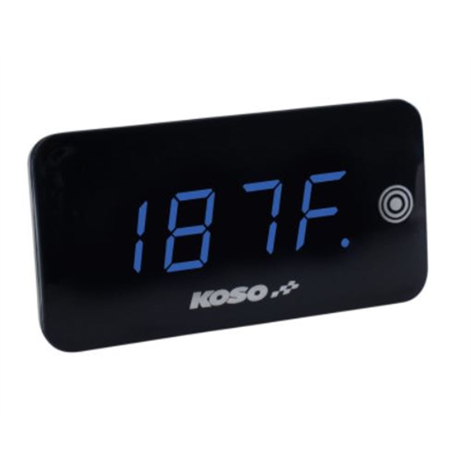 Koso Digital Super Slim Touch Screen - Volt & Temp Meter - Blue Digits BA068040_764787