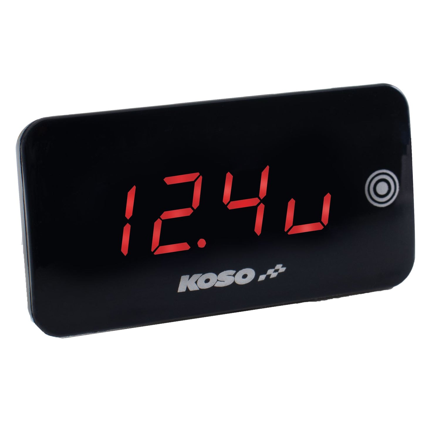 Koso Digital Super Slim Touch Screen - Volt & Temperature Meter - Red Digits BA068041_859786