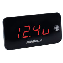 Koso Digital Super Slim Touch Screen - Volt & Temperature Meter - Red Digits BA068041_859786