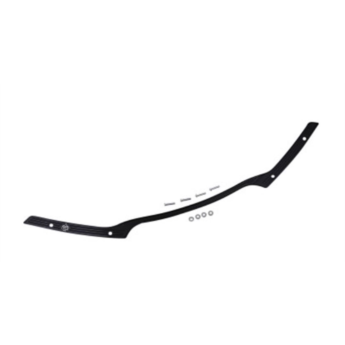 Klock Werks Windshield Trim - Logo - Black - FLTR [MPN: KW05-01-0574]_673925