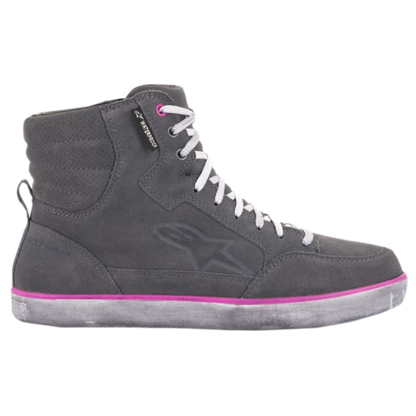 Alpinestars J-6 Waterproof Women's Shoes - Gray/Pink - US 9 [MPN: 254222090959]_792508