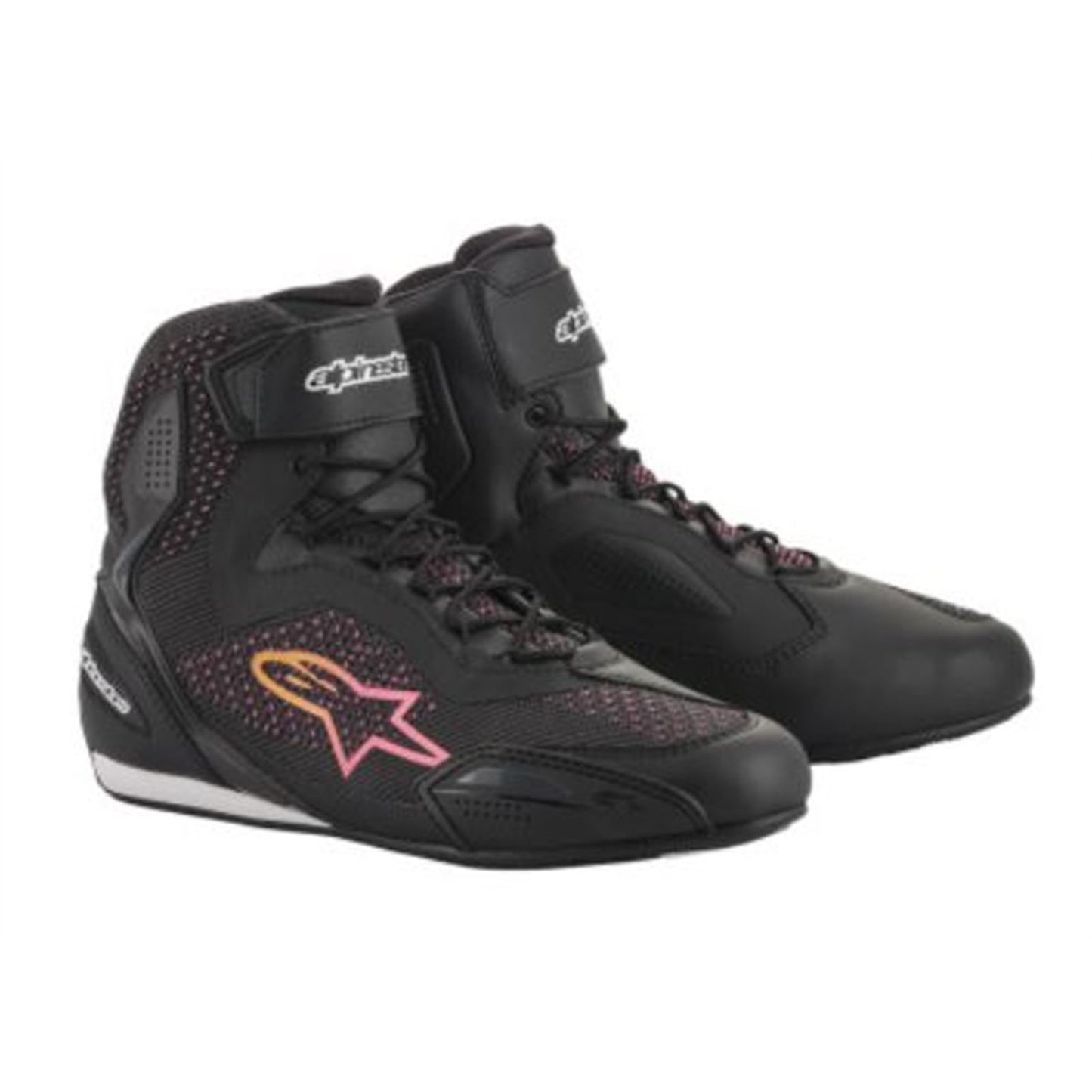 Alpinestars Stella Faster-3 Rideknit Shoes - Black/Yellow/Pink - US 5 [MPN: 251052014395]_792682