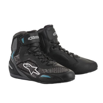 Alpinestars Stella Faster-3 Rideknit Shoes - Black/Teal - US 11.5 [MPN: 2510520117011.5]_792704