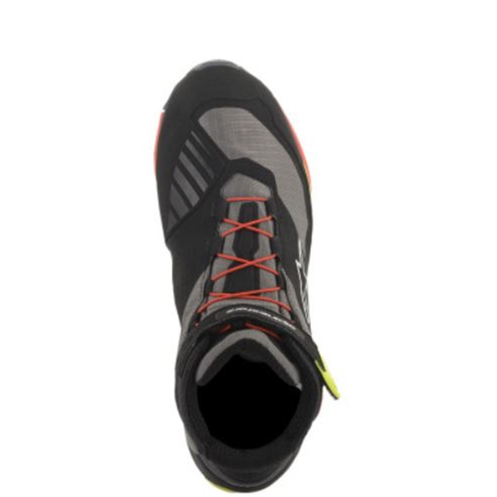 Alpinestars CR-X Drystar® Shoes - Black/Red/Yellow Fluorescent - US 14 [MPN: 2611820153814]_792898