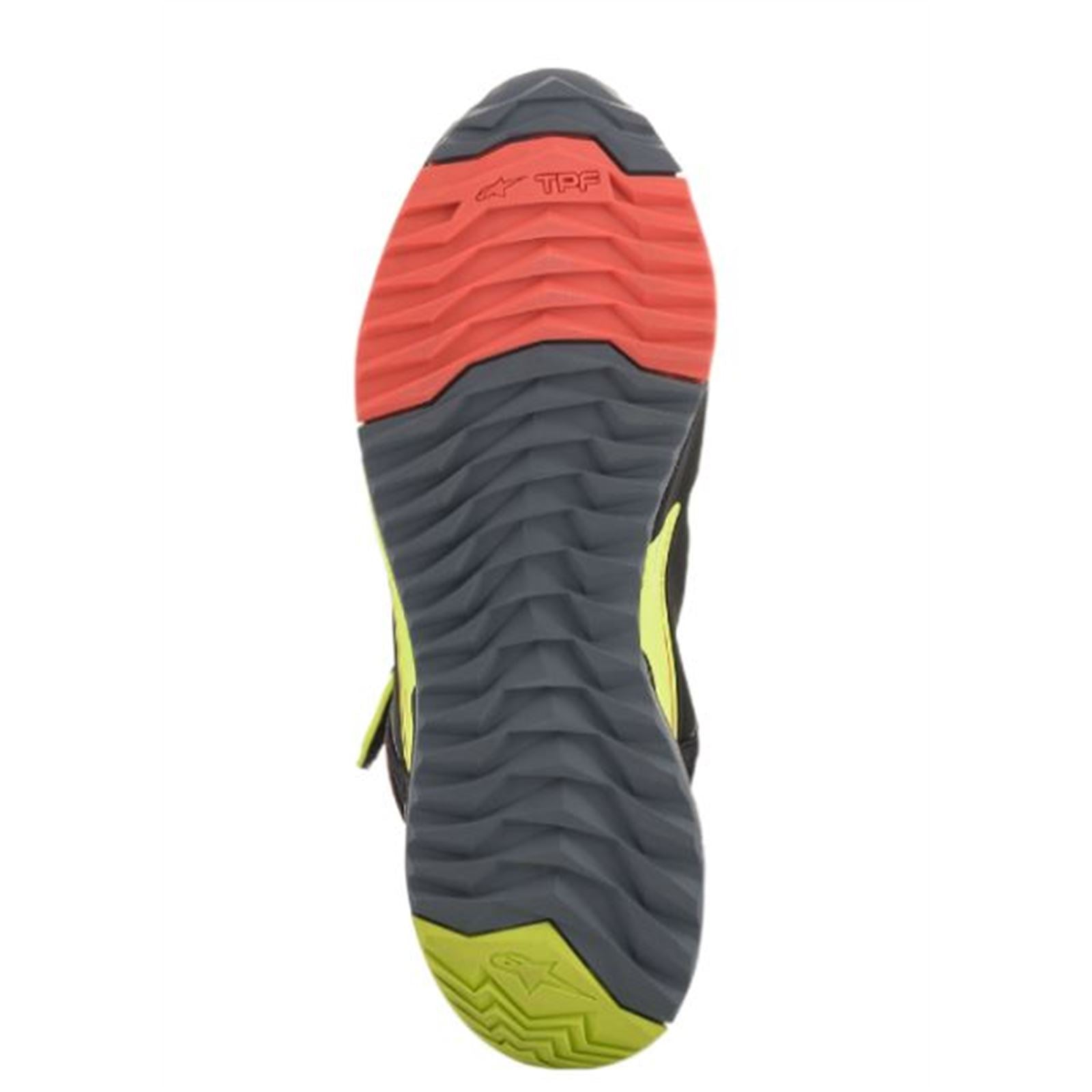 Alpinestars CR-X Drystar® Shoes - Black/Red/Yellow Fluorescent - US 14 [MPN: 2611820153814]_792837
