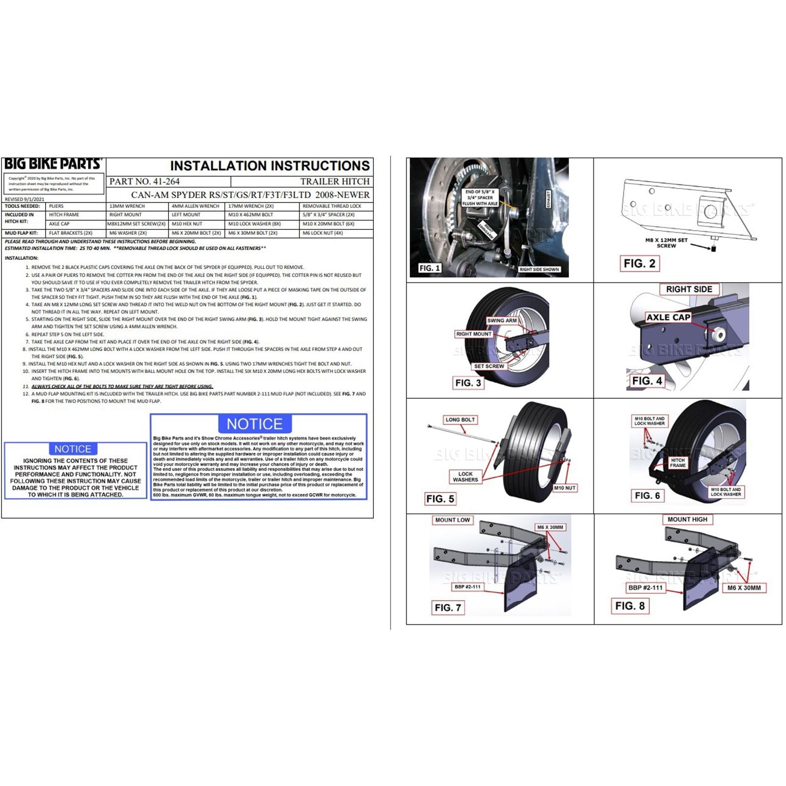 Show Chrome Trailer Hitch for Can-Am Spyder RT [MPN: 41-264]_1172294