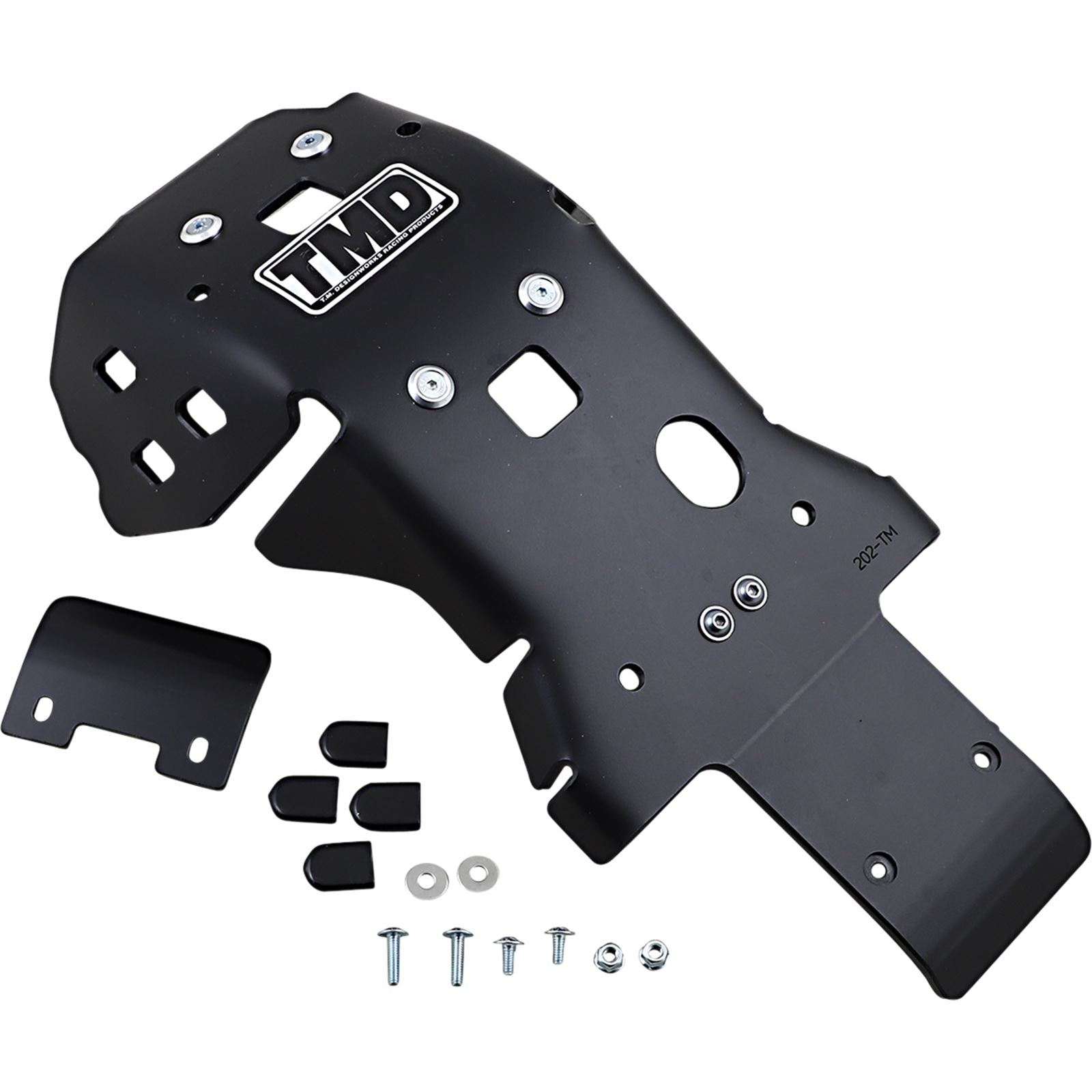 TM Design Works Skid Plate for Gas Gas/ Husqvarna/ KTM - Black [MPN: KHLG-256-BK]_1049232