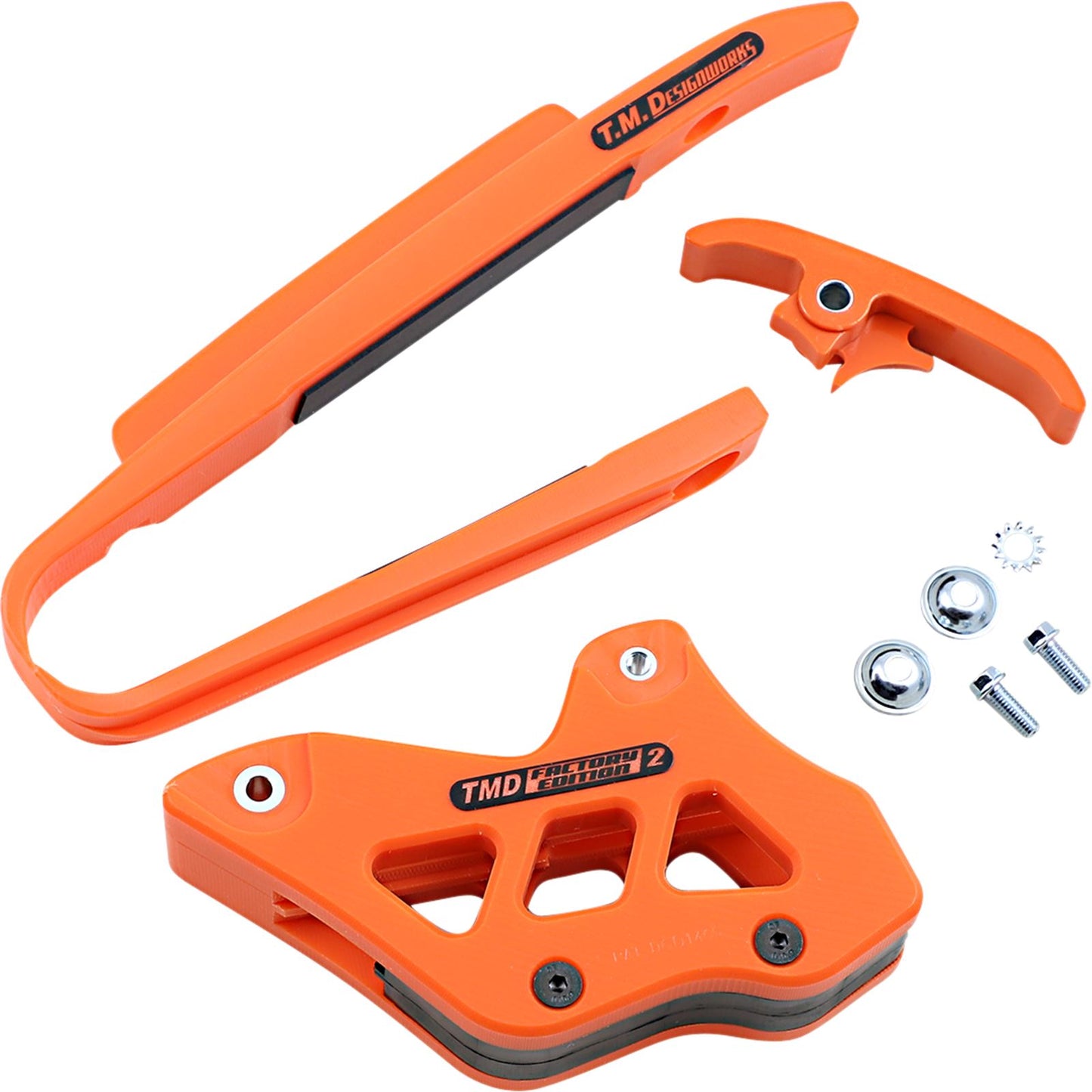 TM Design Works Chain Guide/Slider for KTM - Orange [MPN: KTM-230-OR]_1049361