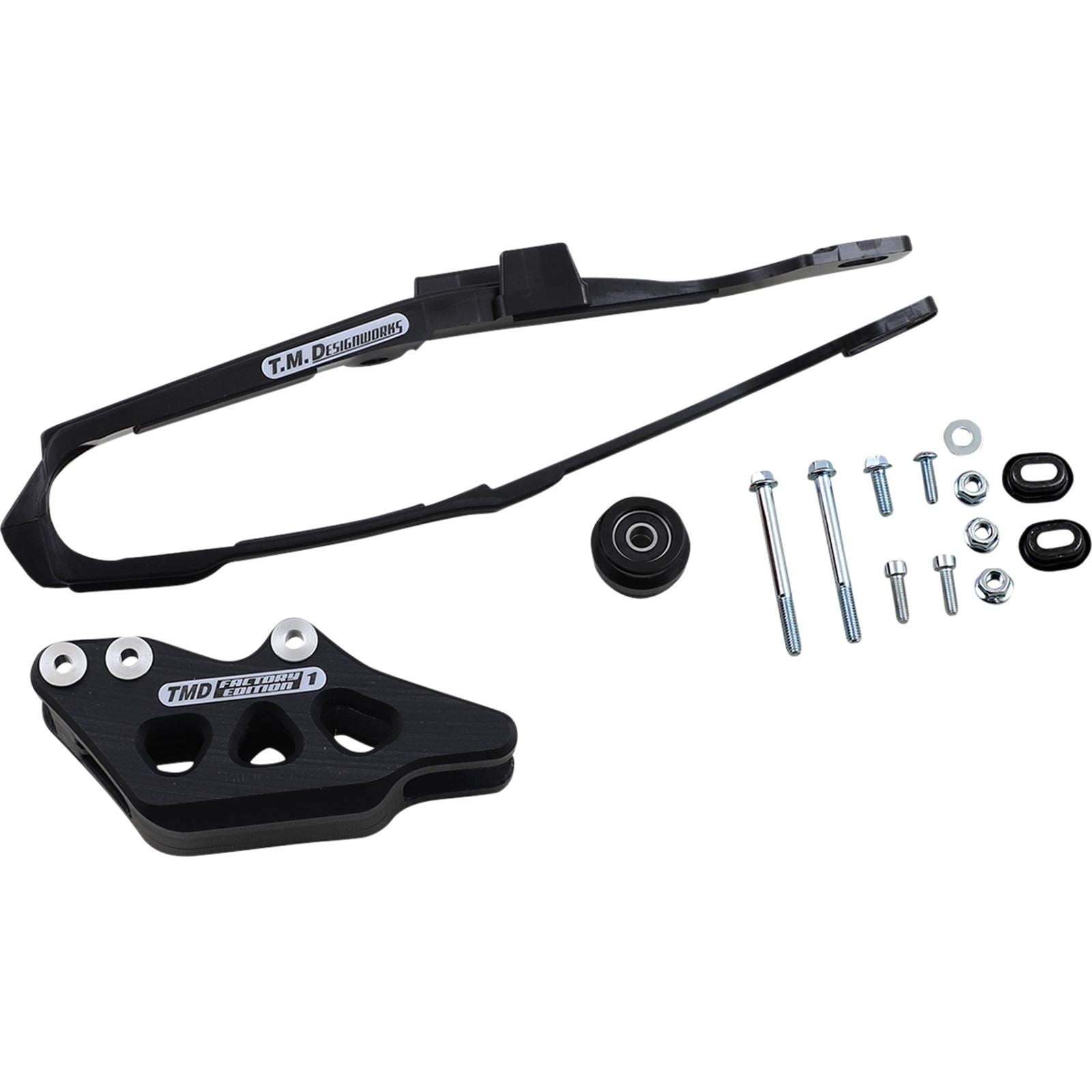 TM Design Works Chain Guide/Slider for Honda - Black [MPN: DCK-OR12-BK]_1049345