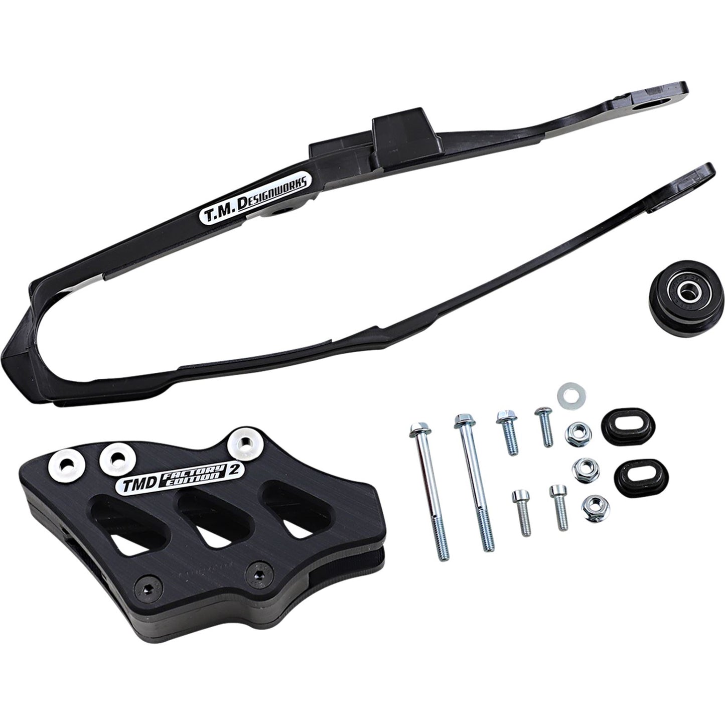 TM Design Works Chain Guide/Slider for Honda - Black [MPN: DCK-OR13-BK]_1049344
