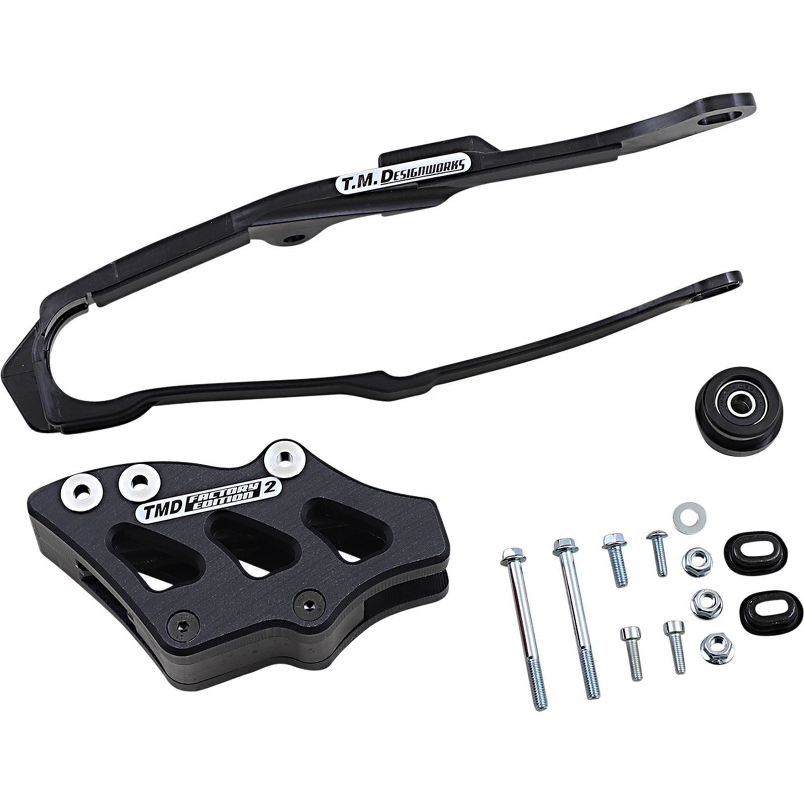 TM Design Works Chain Guide/Slider for Honda - Black [MPN: DCK-OR15-BK]_1049323