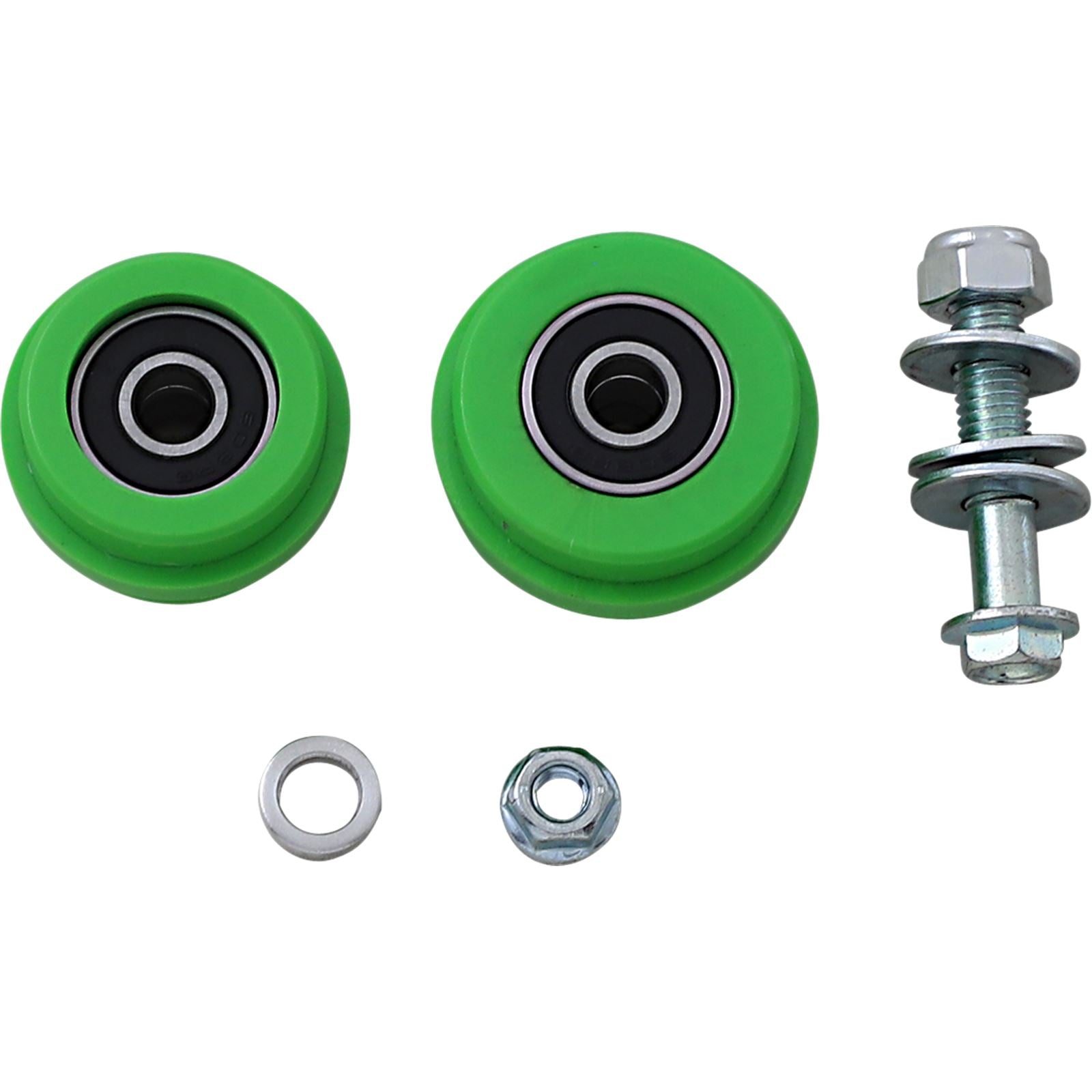 TM Design Works Chain Roller for Kawasaki - Green [MPN: ZDK-KX5-GR]_1049409