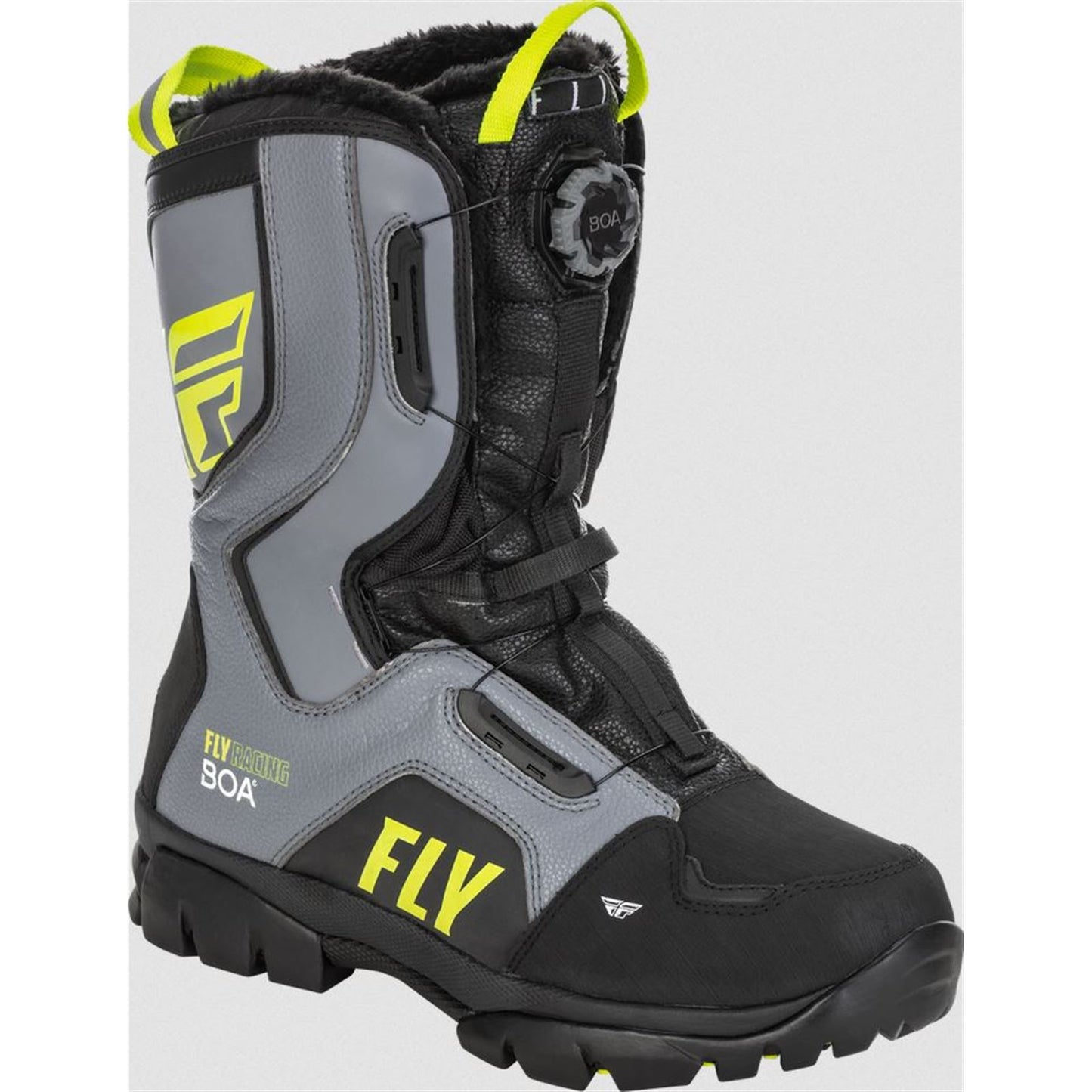 Fly Racing Marker BOA® Boots - Black/Grey/Hi-Vis_878366