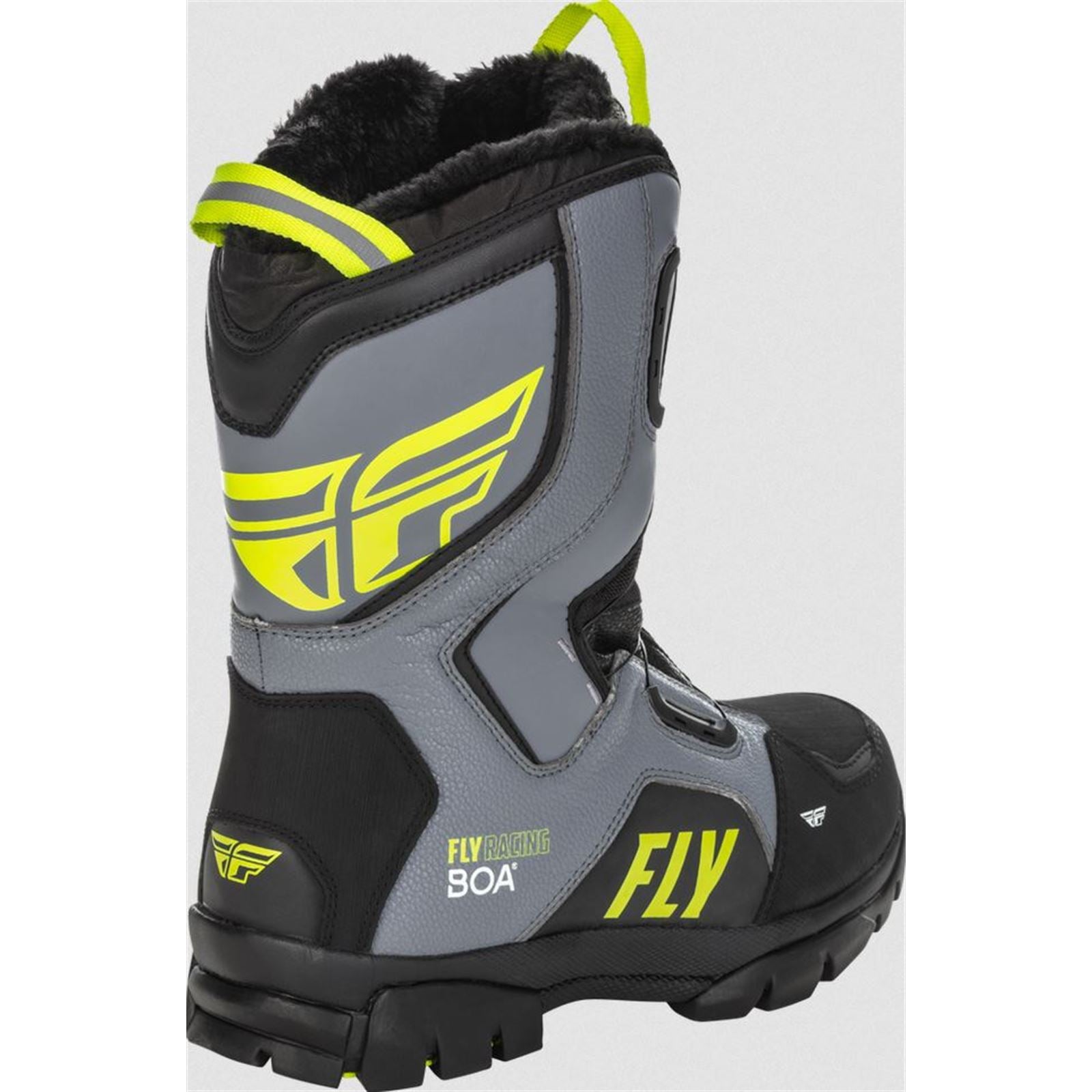 Fly Racing Marker BOA® Boots - Black/Grey/Hi-Vis_878365