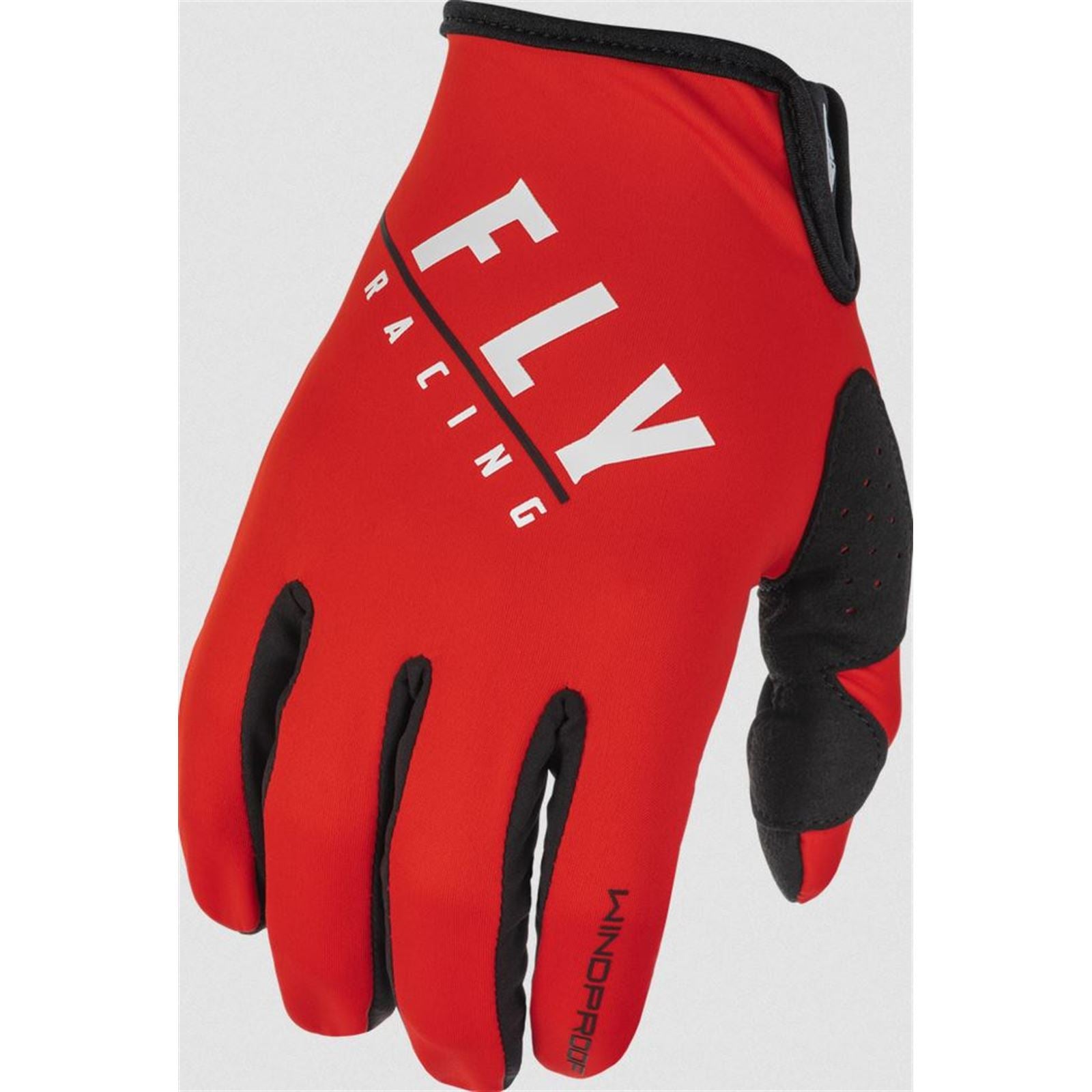 Fly Racing Windproof Gloves Black/Red Size 12 371-14312_878486