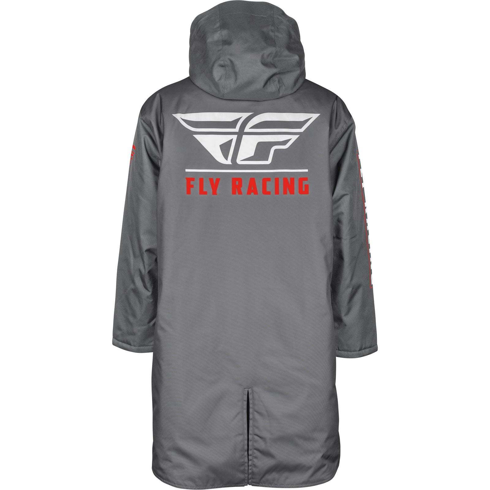 Fly Racing Pit Coat Grey-Red 470-4052_1005074