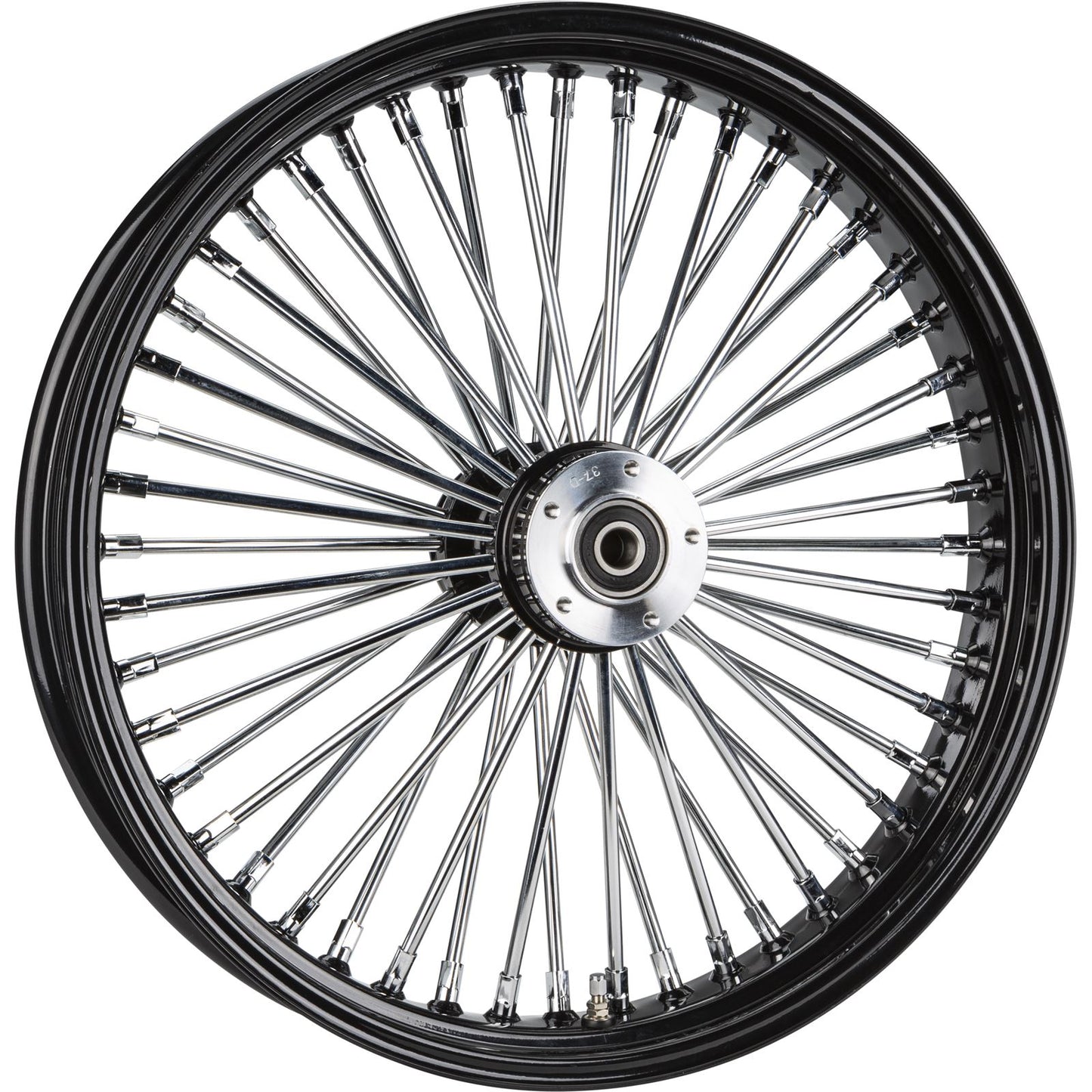 Harddrive Front 48 Spoke Wheel - Black - Dual Disk 23X3.5 3/4" 00-Up 052-14522_1135770