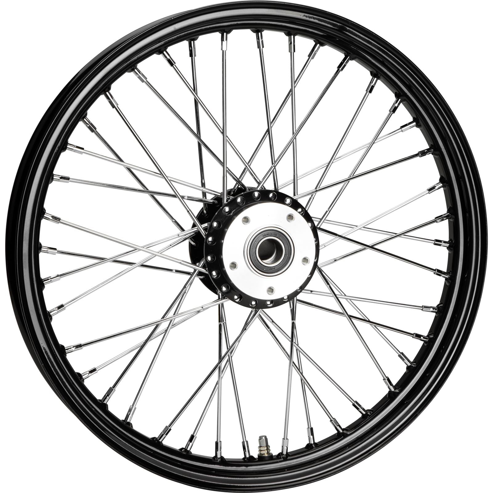 Harddrive Front 40 Spoke Wheel - Black - Dual Disk 21X2.15 1" 00-Up 152-11421_1089429
