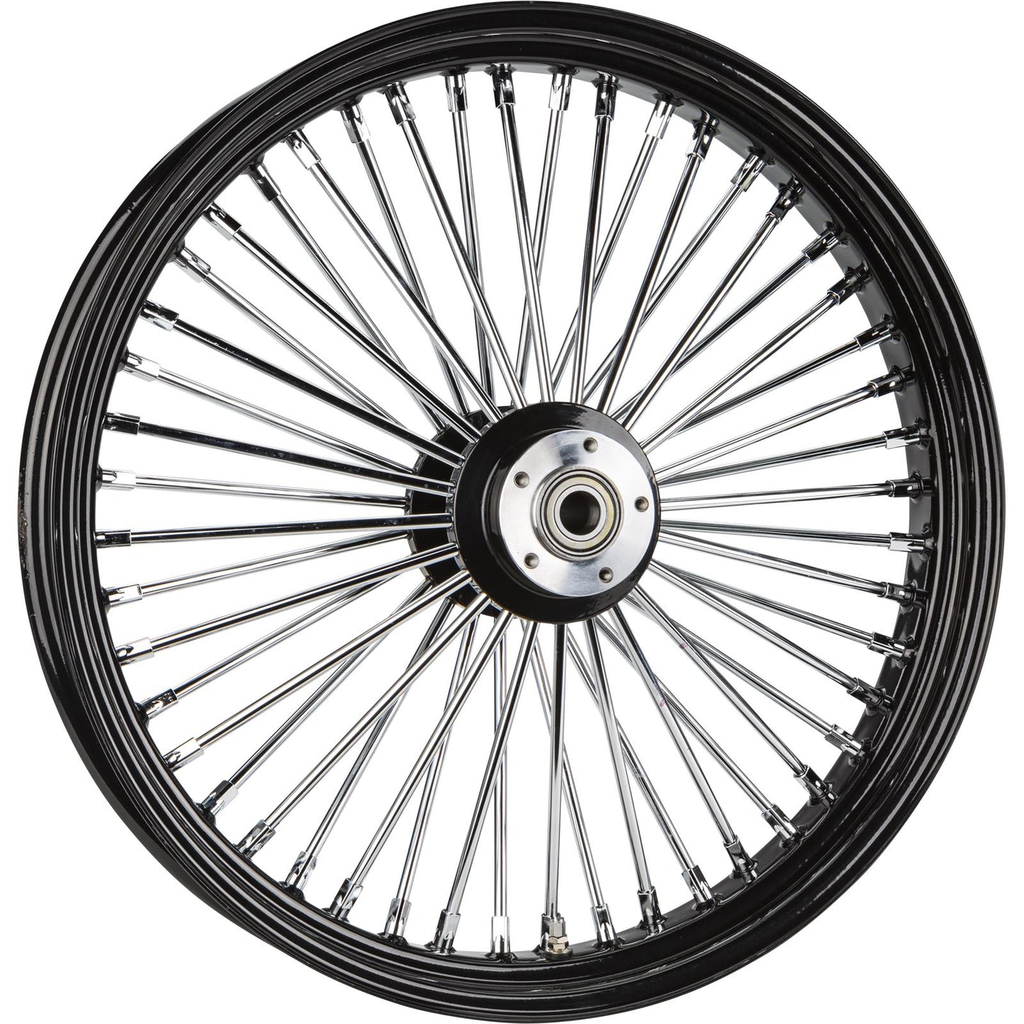 Harddrive Front 48 Spoke Wheel - Black - Dual Disc 23X3.5 25MM 08-Up 052-14542_1089459