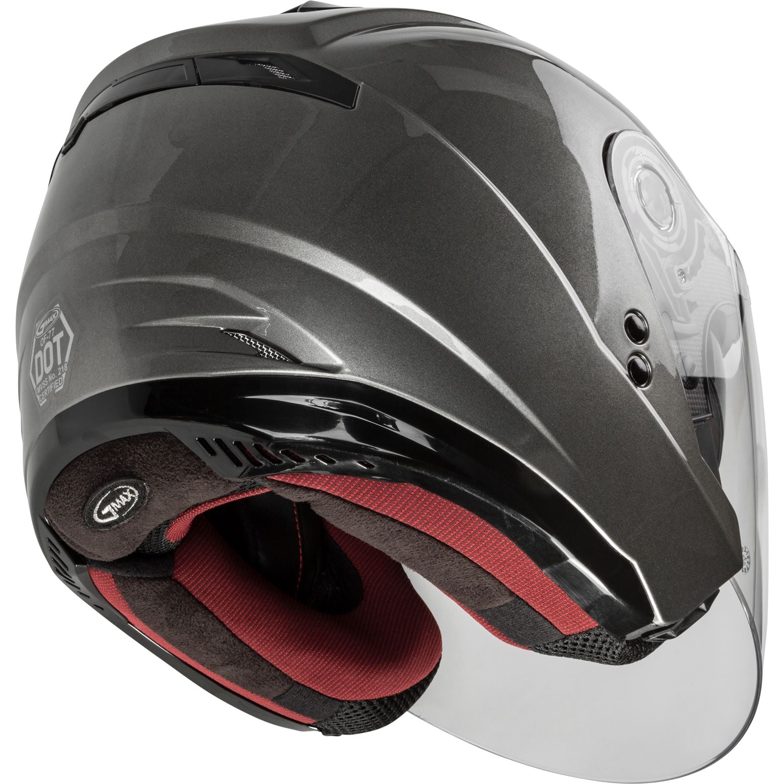 GMax OF-77 Open-Face Helmet - Titanium - 3X-Large O1770479_1007863