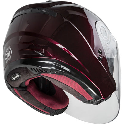 GMax OF-77 Open-Face Helmet - Wine Red - X-Small O1770103_1008013
